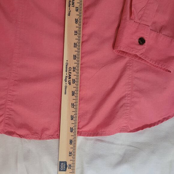 Pink Womens Button Shirt Van Heusen Size XL - Picture 10 of 15